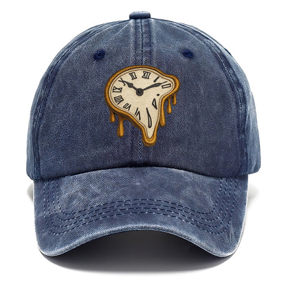 melting clock surreal time distortion Hat