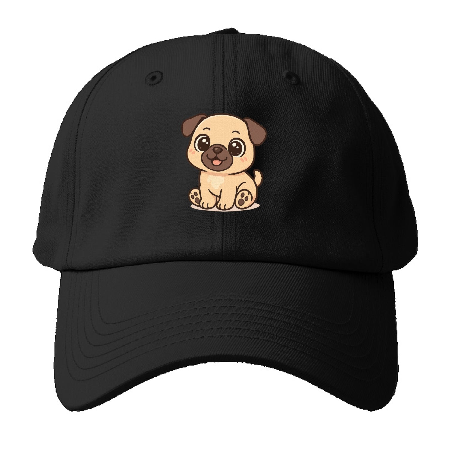 charming-pug-wrinkled-wonder Hat