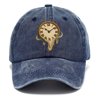 melting clock surreal Hat