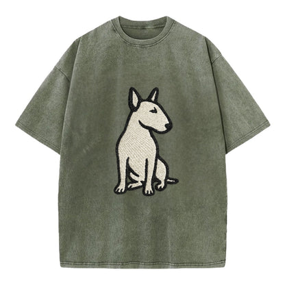 Miniature Bull Terrier White Pose Hat