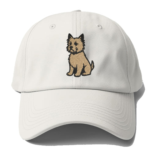 Cairn Terrier Wheaten Colored Pose Baseball Cap