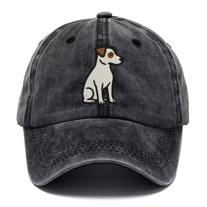 jack-russell-terrier-white-with-brown-patches-playful-spirit Hat