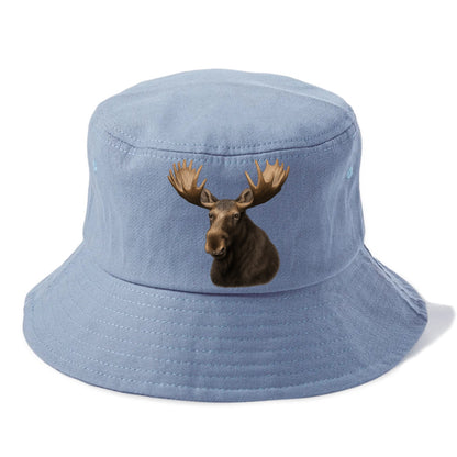 moose portrait design Hat