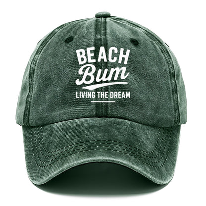 beach bum living the dream Hat