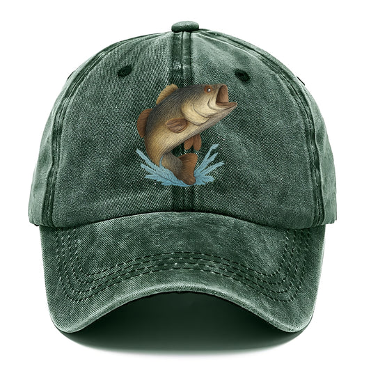 leaping bass artistic impression Hat