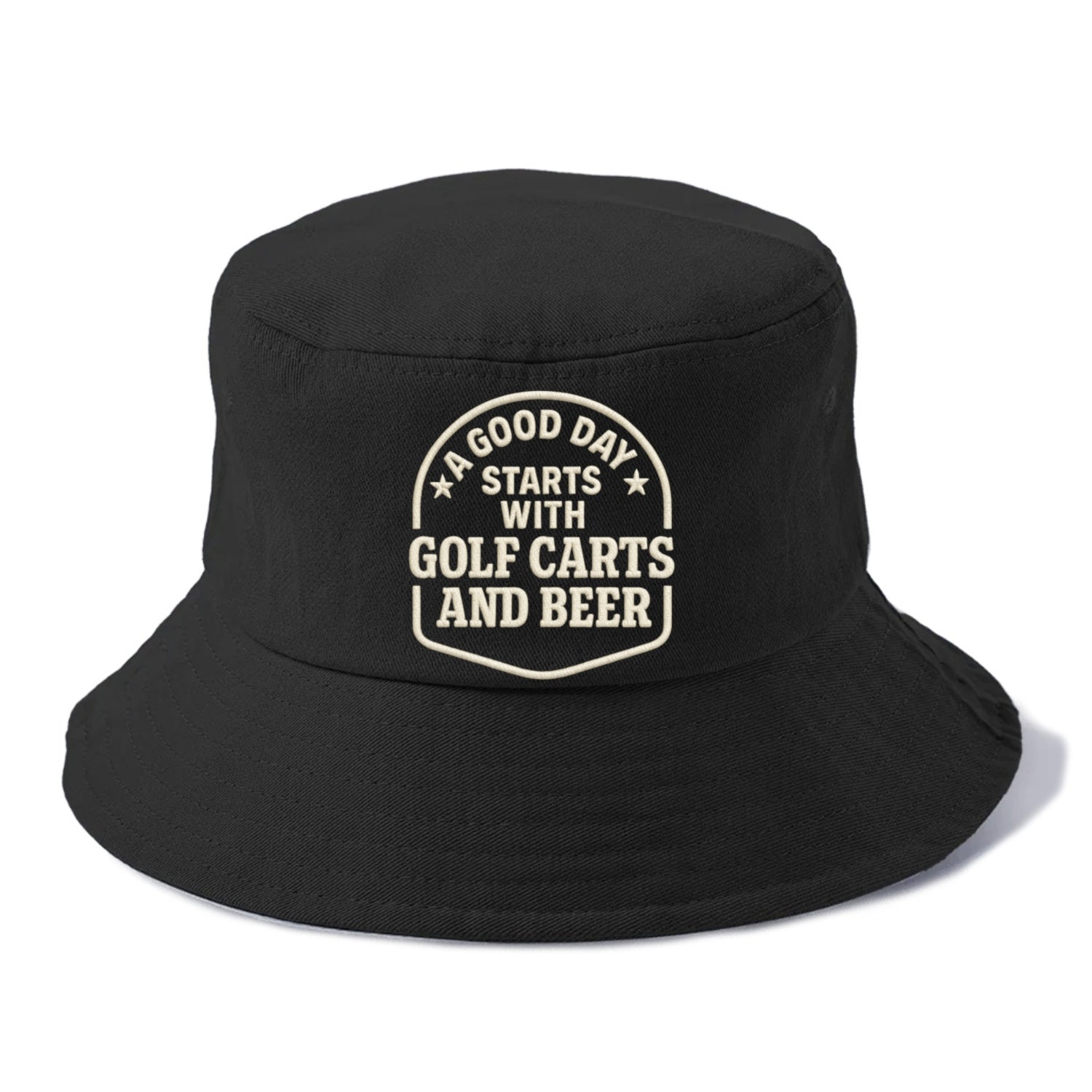 golf and leisure slogan Hat