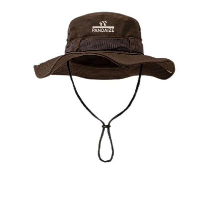 Pandaize Western Cowboy Hat – Adjustable Wide Brim Fishing Hat for Summer Sun Protection, Outdoor Adventures, and Hiking