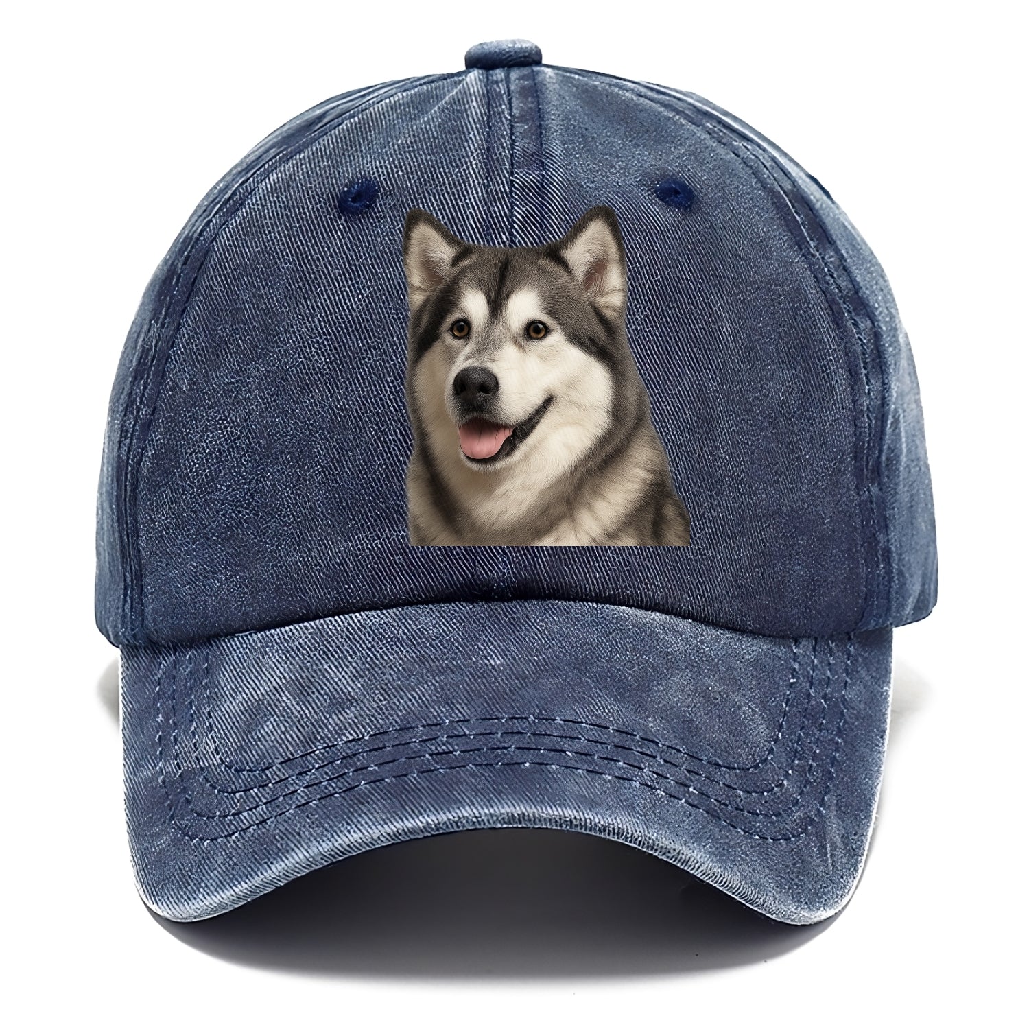 alaskan malamute portrait design Hat