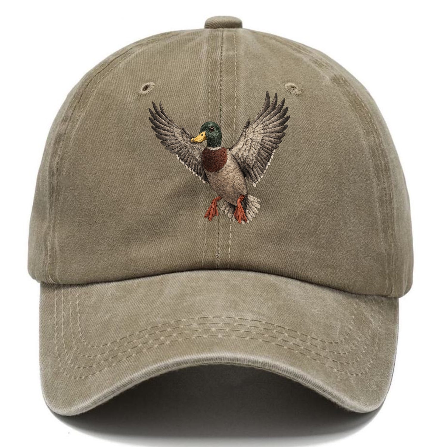 mallard in flight Hat