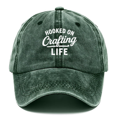 hooked on crafting life Hat