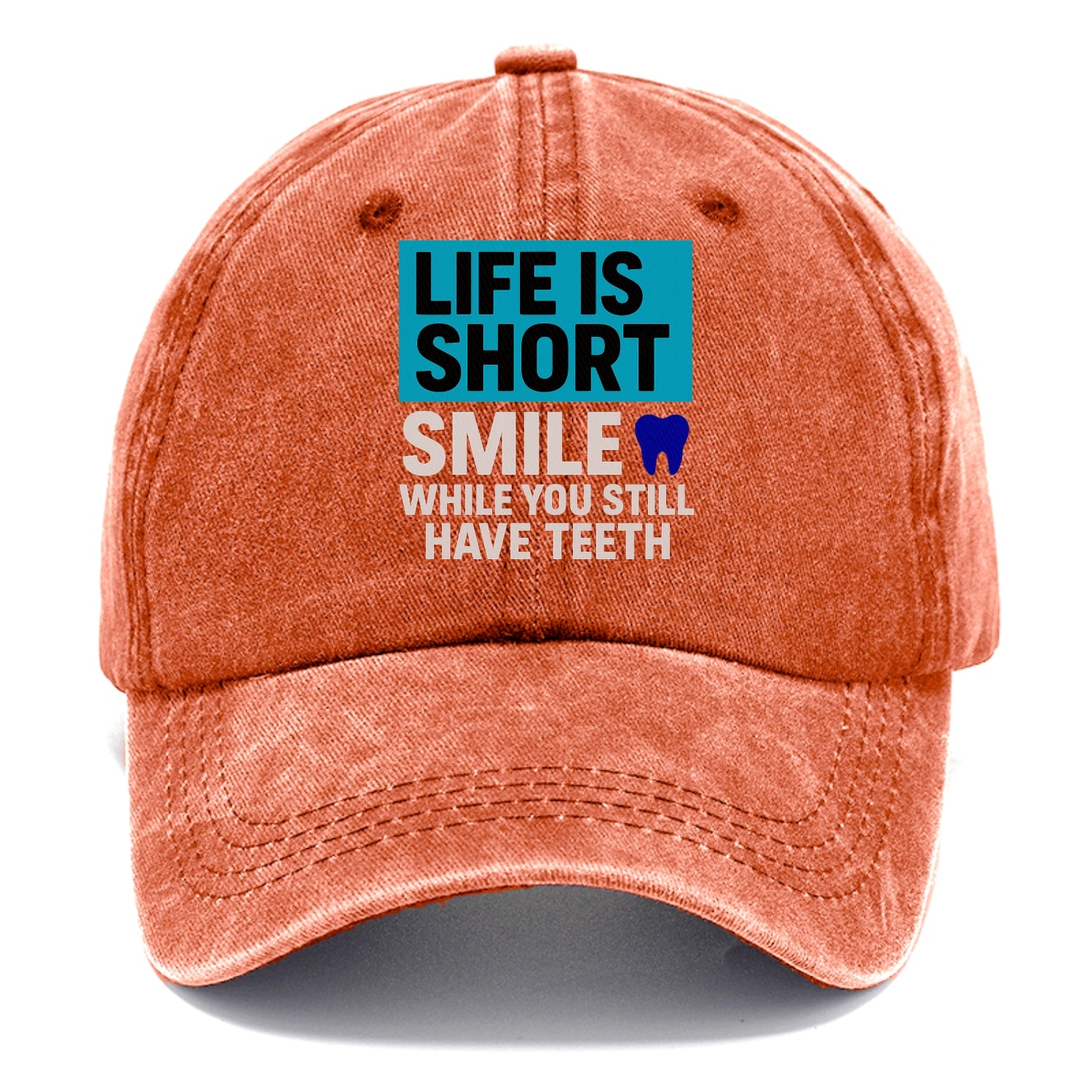 life short smile while Hat