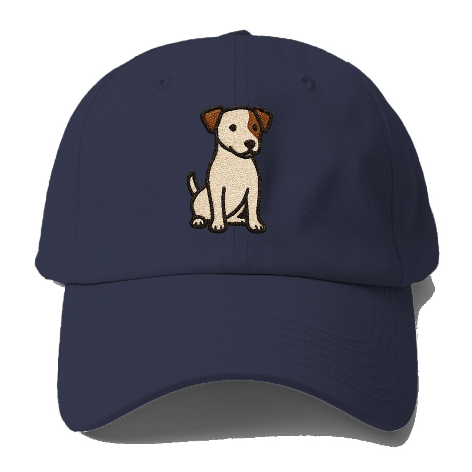 Jack Russell Terrier White With Brown Patches Pose Hat