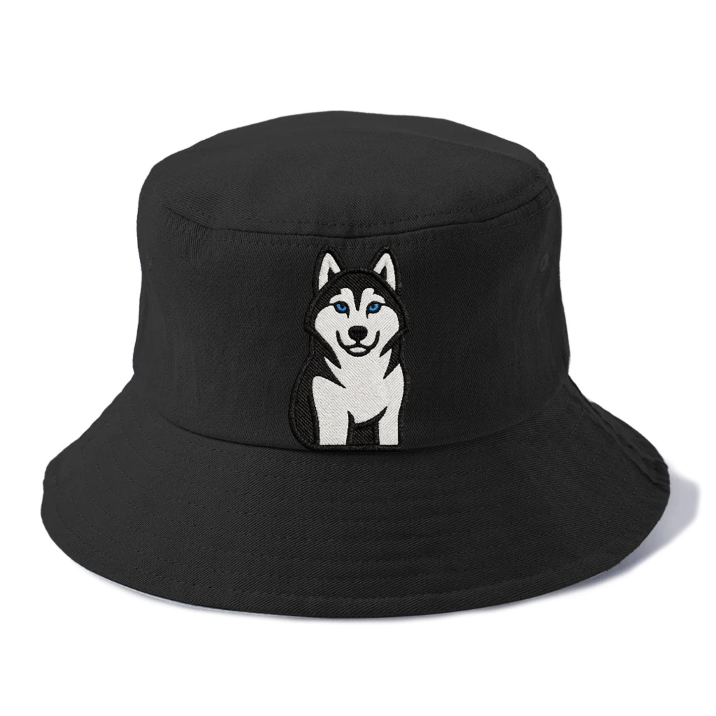 husky-blue-eyes-piercing-gaze Hat