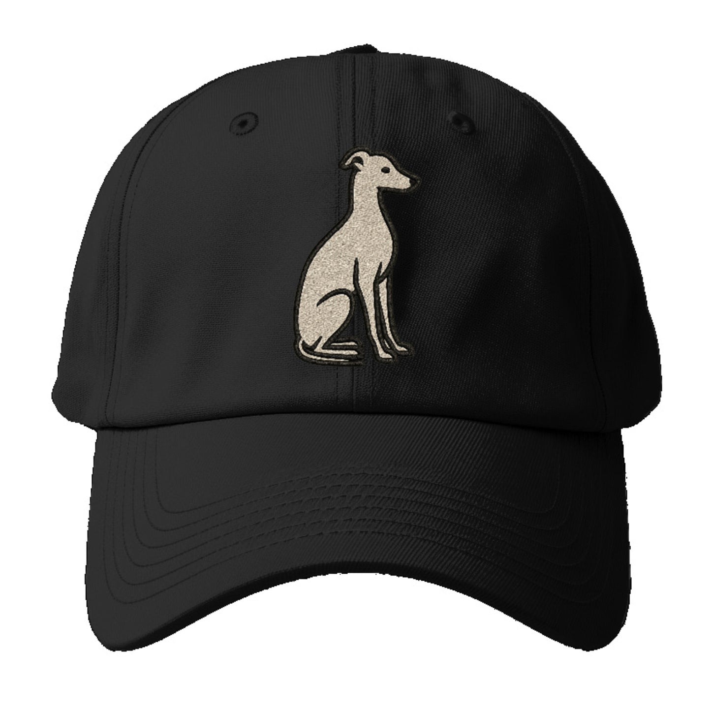 Italian Greyhound Gray Sitting Pose Hat