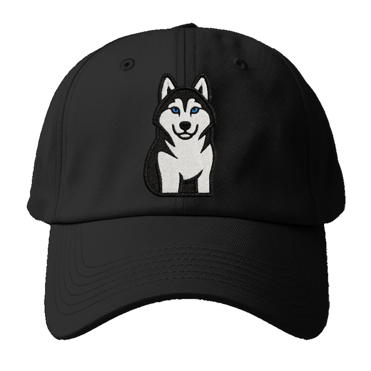 husky-blue-eyes-piercing-gaze Hat