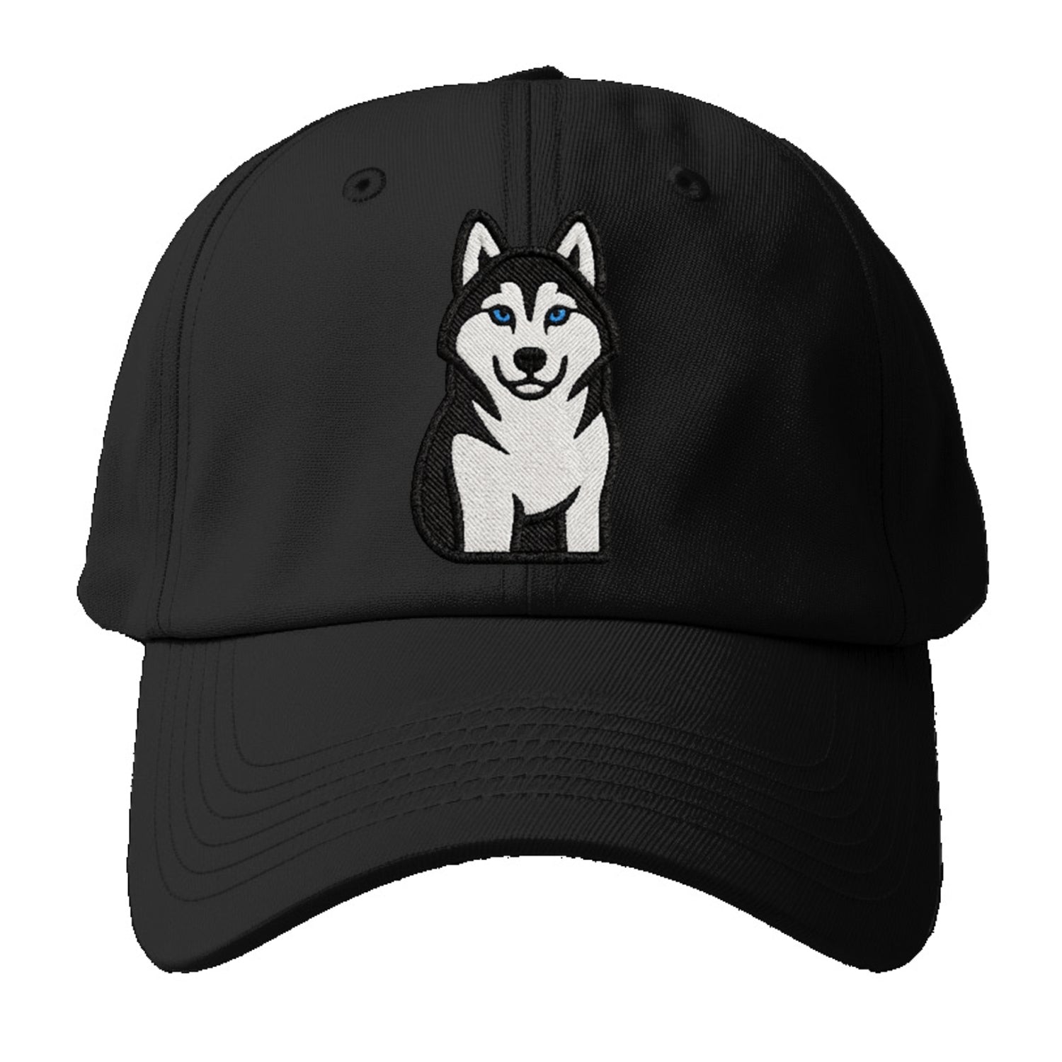 husky-blue-eyes-piercing-gaze Hat