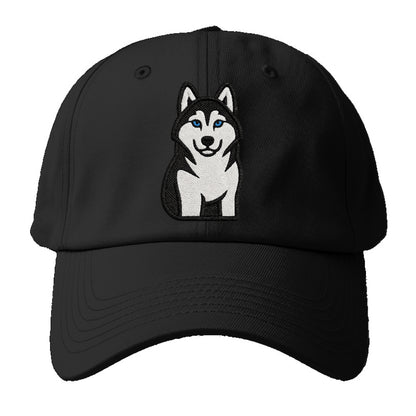 husky-blue-eyes-piercing-gaze Hat