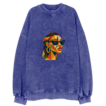  Woman with Sunglasses Hat