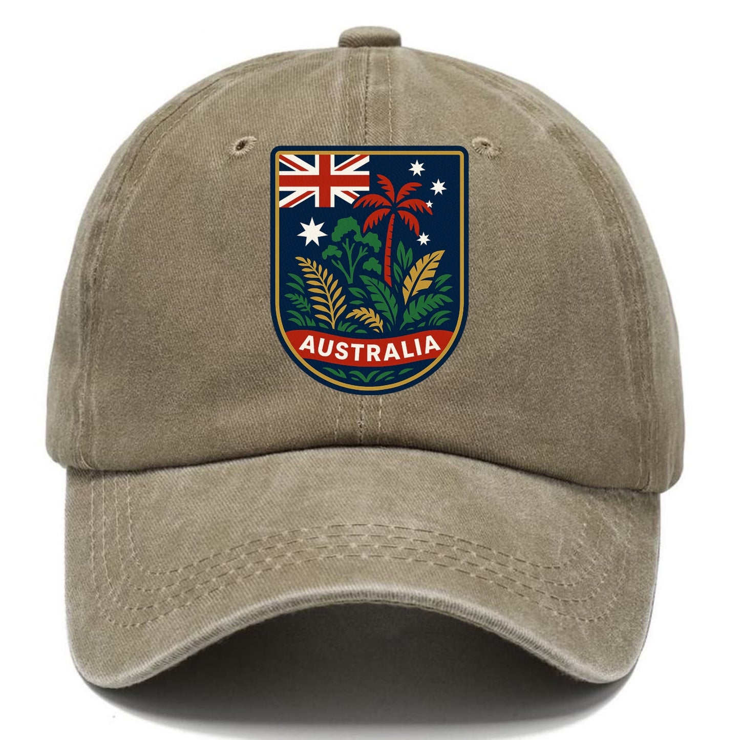 Australian Travel Badge Hat