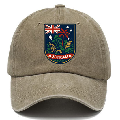 Australian Travel Badge Hat
