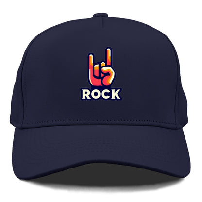 hand horn rock 2 Hat