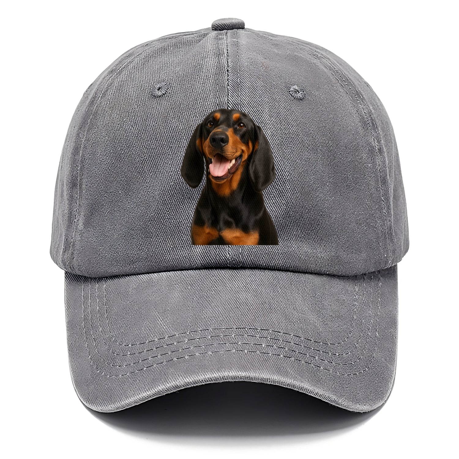 black & tan coonhound: noble trailblazer Hat