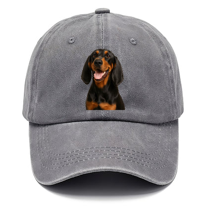 black & tan coonhound: noble trailblazer Hat