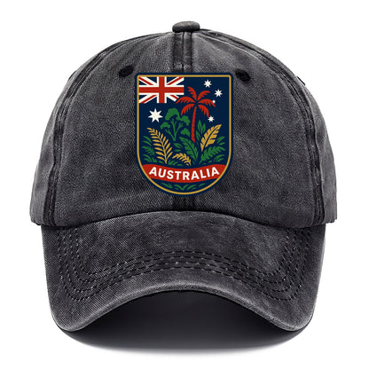 Australian Travel Badge Hat