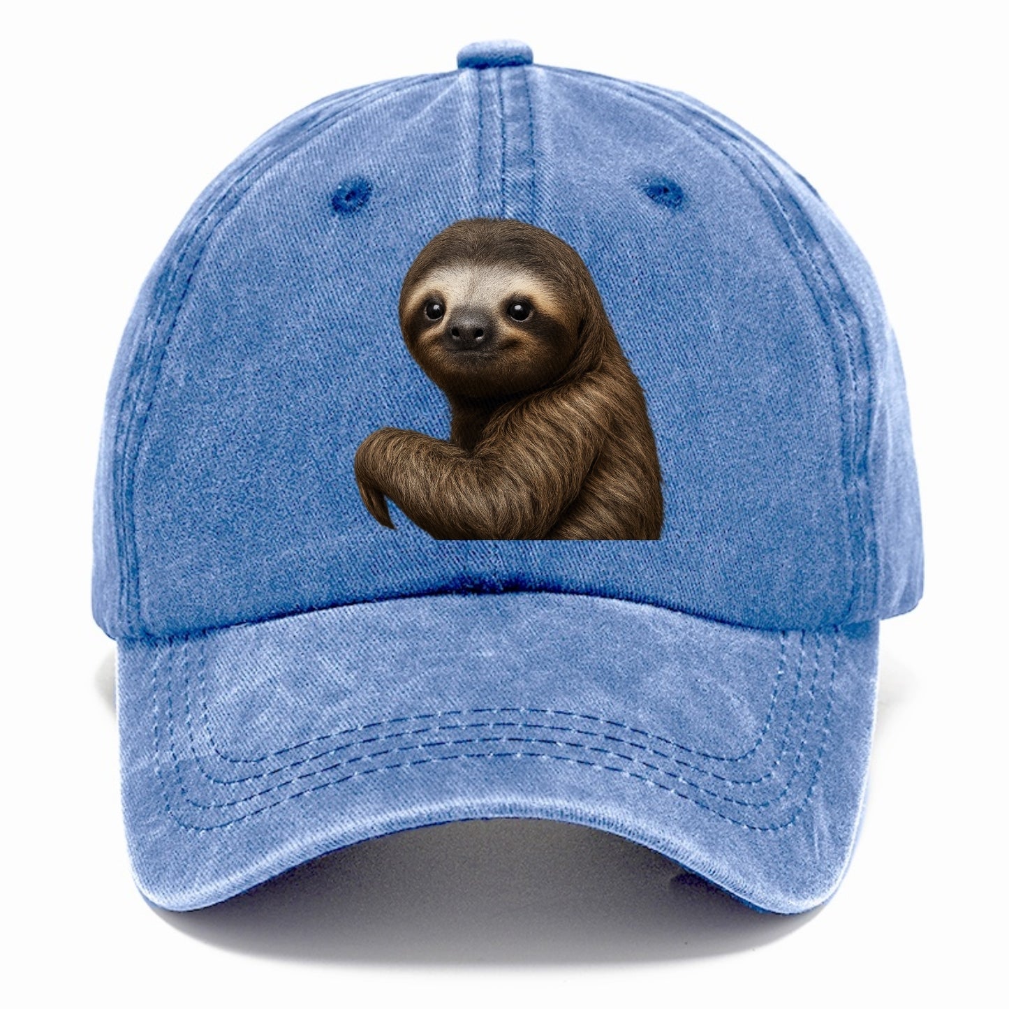 sloth portrait design Hat