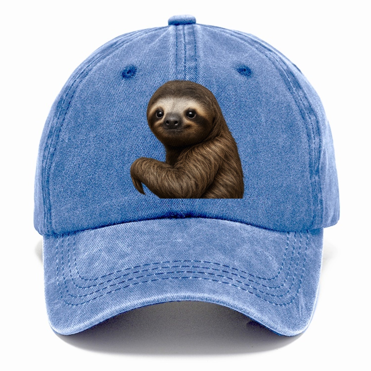 sloth portrait design Hat