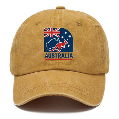 Australian Flag and Wildlife Hat