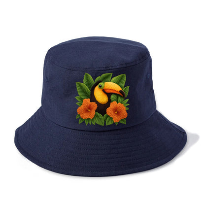 tropical toucan floral paradise Hat