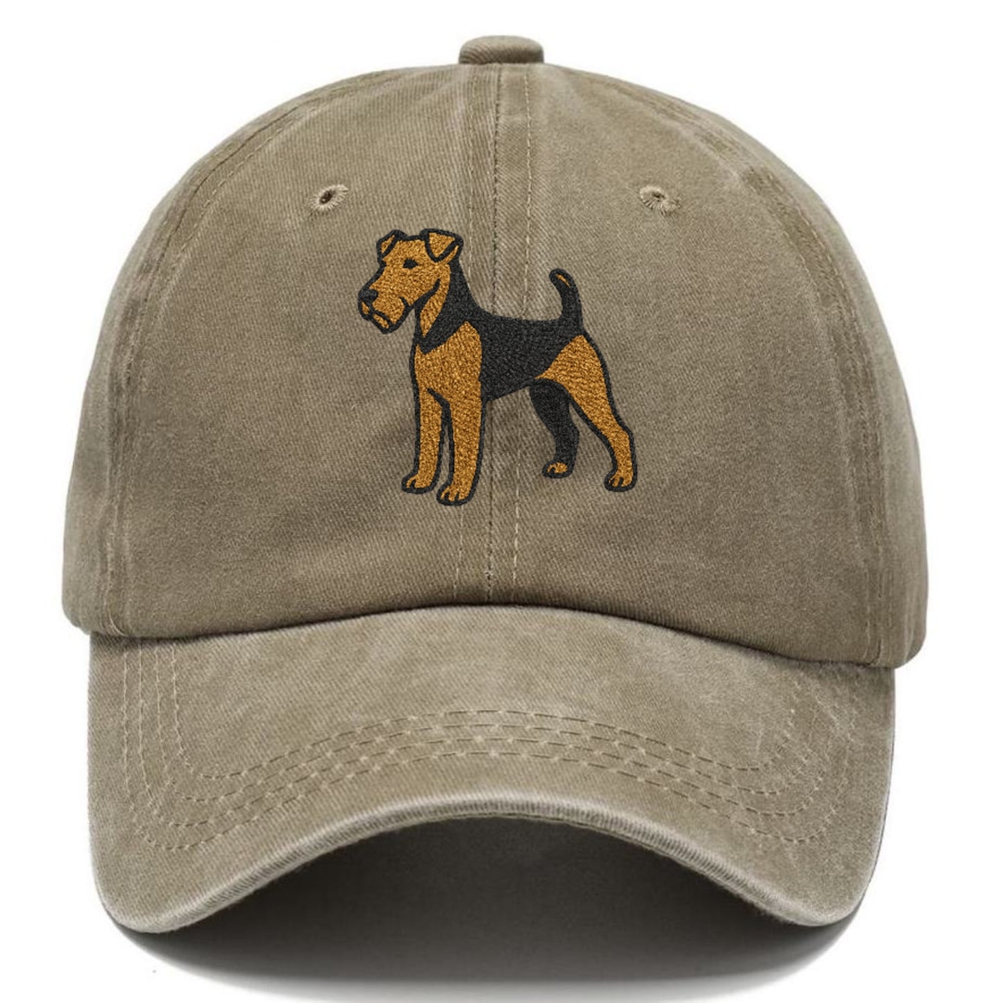 Welsh Terrier Black And Tan Pose Hat