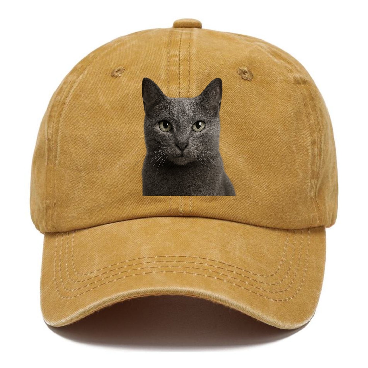 russian blue portrait design Hat