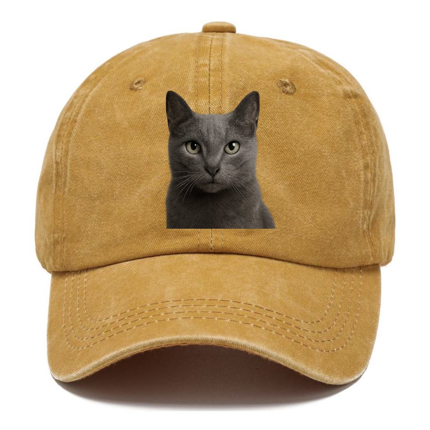 russian blue portrait design Hat