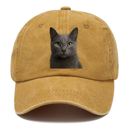 russian blue portrait design Hat