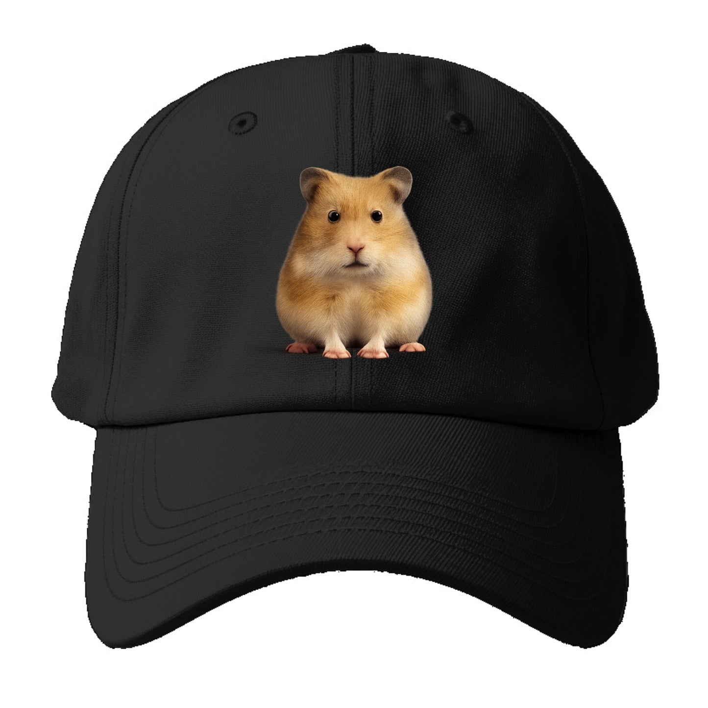 cute realistic hamster illustration portrait Hat