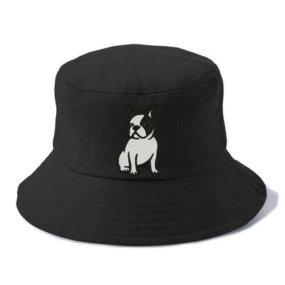 french-bulldog-black-white-charming-pose Hat
