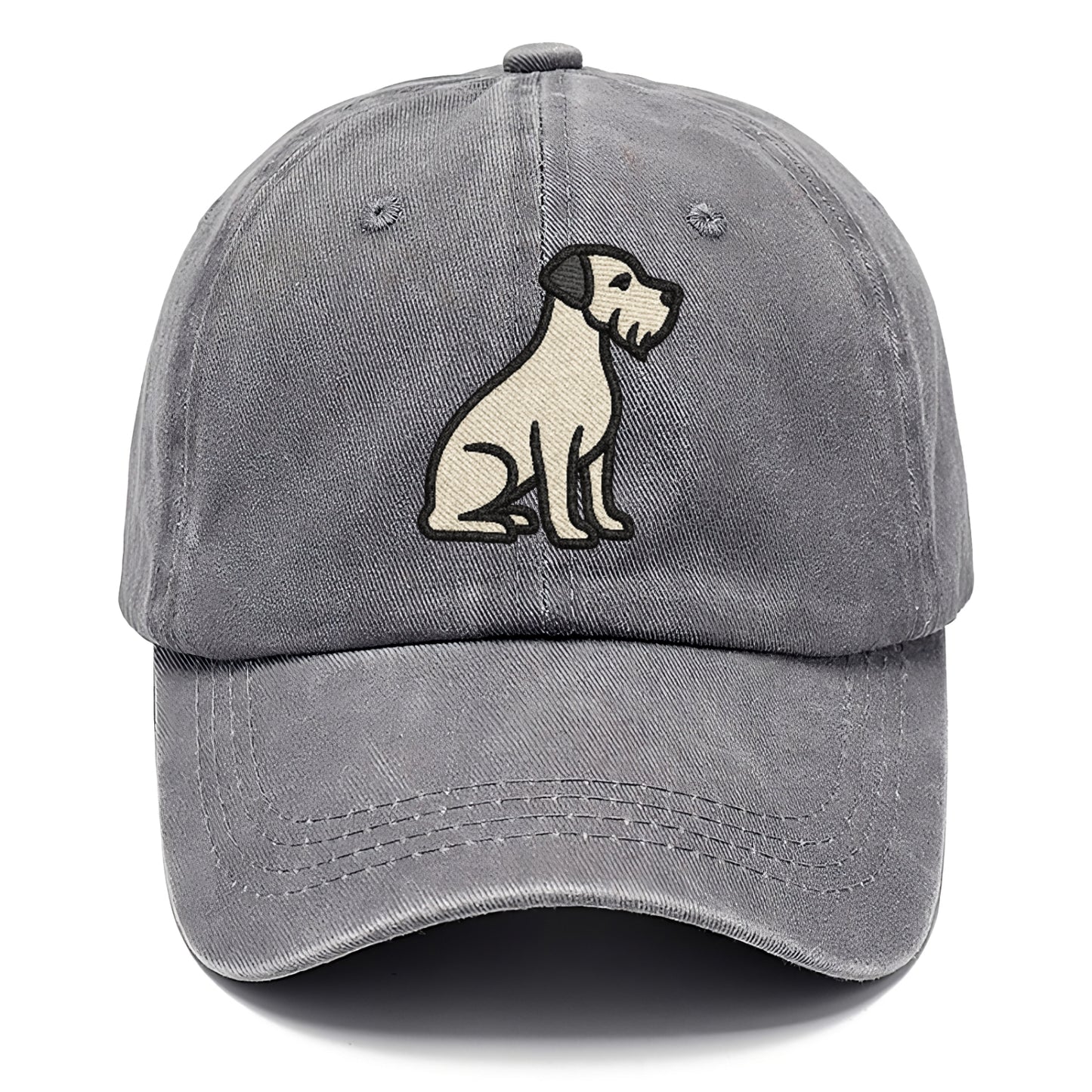 Cesky Terrier Gray Design Hat