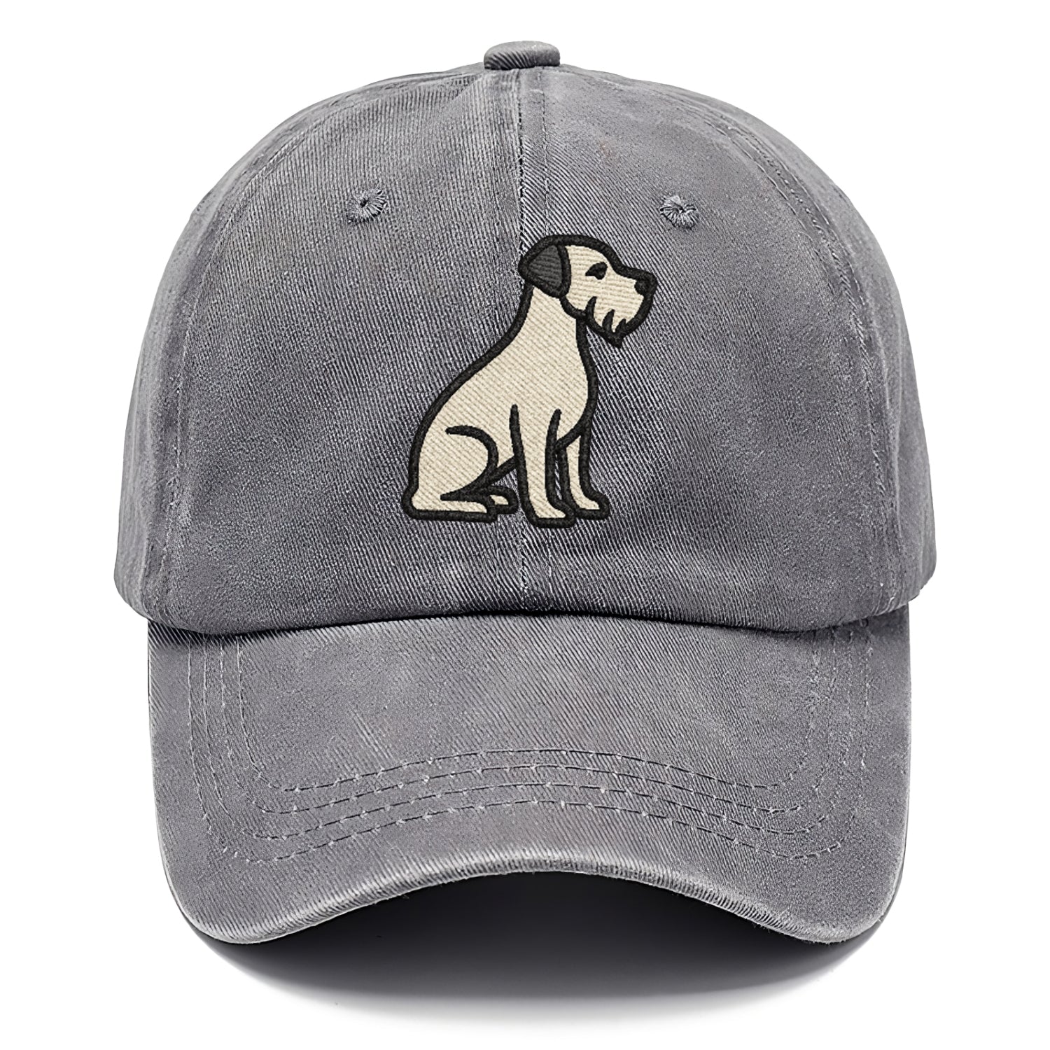 Cesky Terrier Gray Design Hat