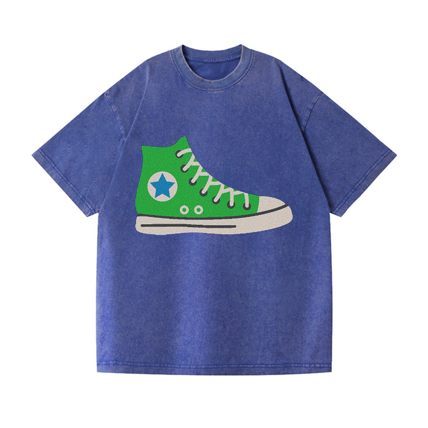 Retro 80s Converse Shoe Green Vintage T-shirt – Pandaize