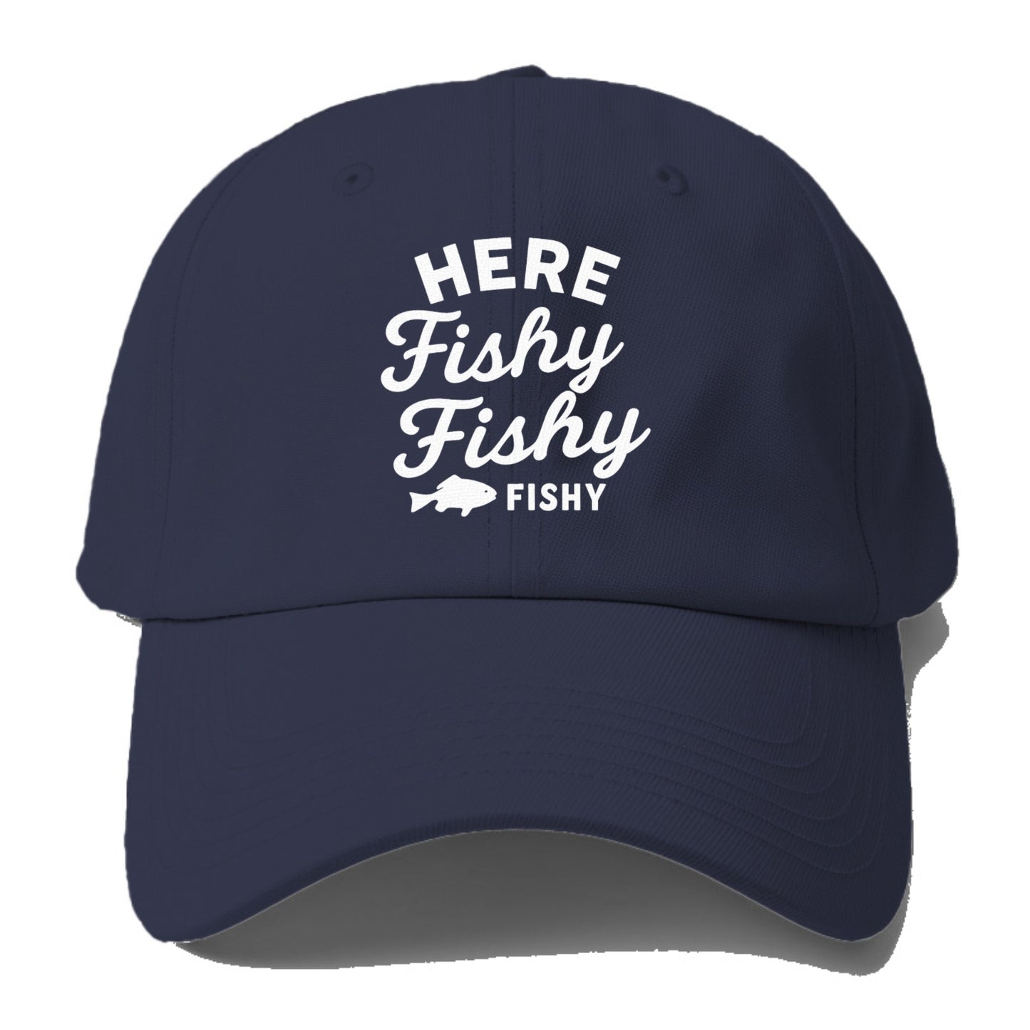 retro fishing here fishy design Hat