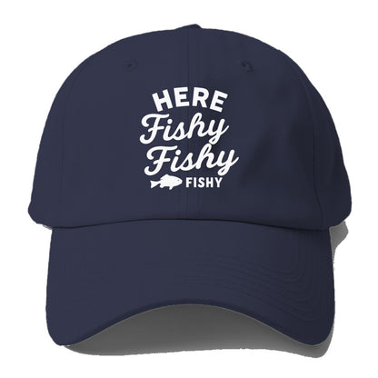 retro fishing here fishy design Hat