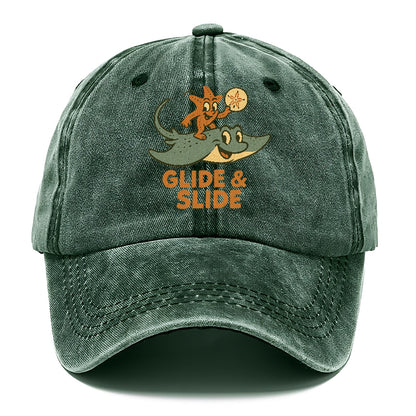 stingray-starfish-sand-dollar-glide-slide Hat