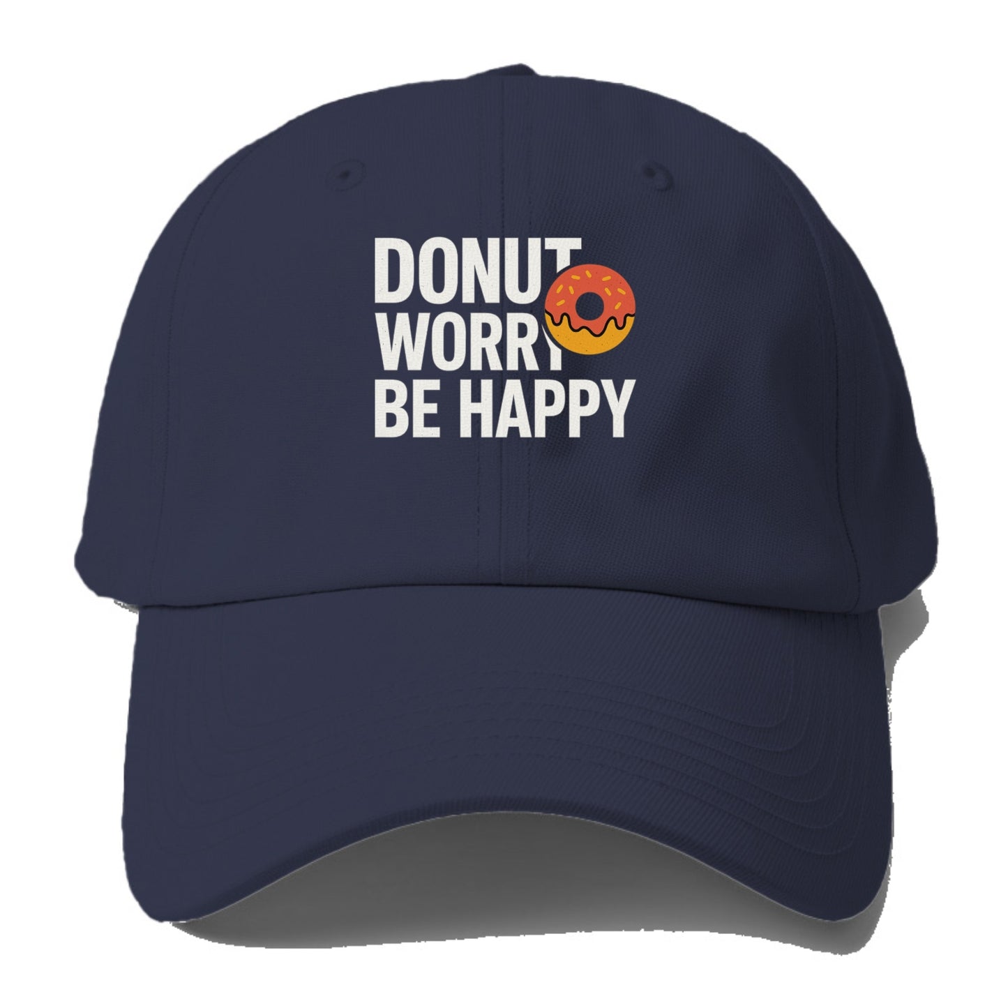 donut worry be happy Hat
