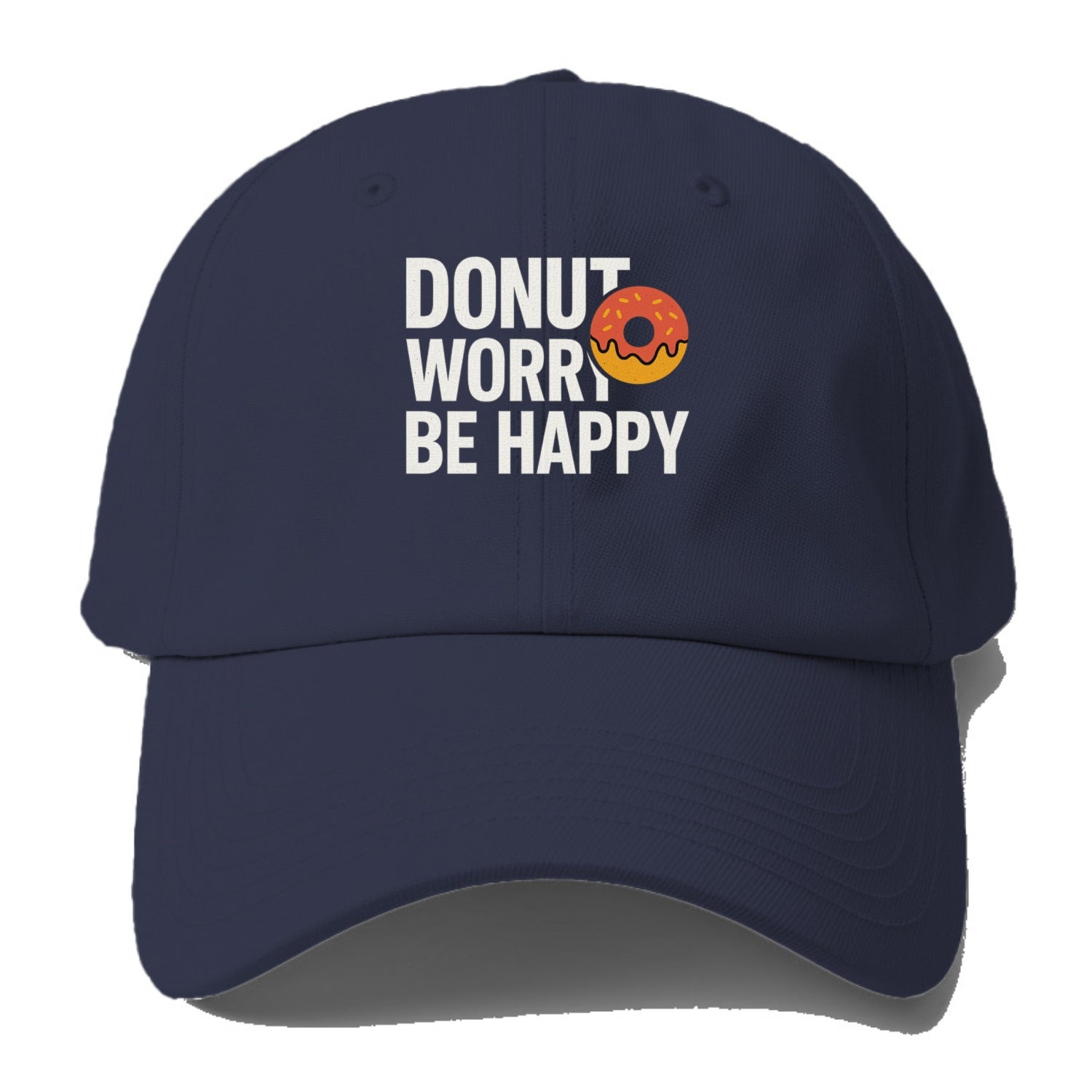 donut worry be happy Hat