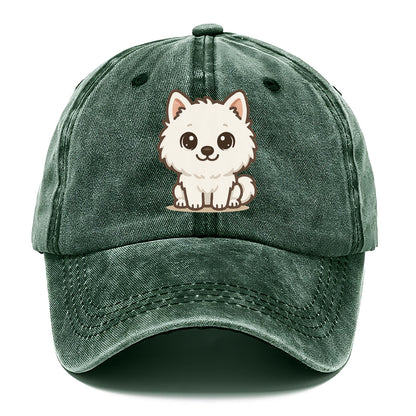 american-eskimo-dog-premium-design Hat