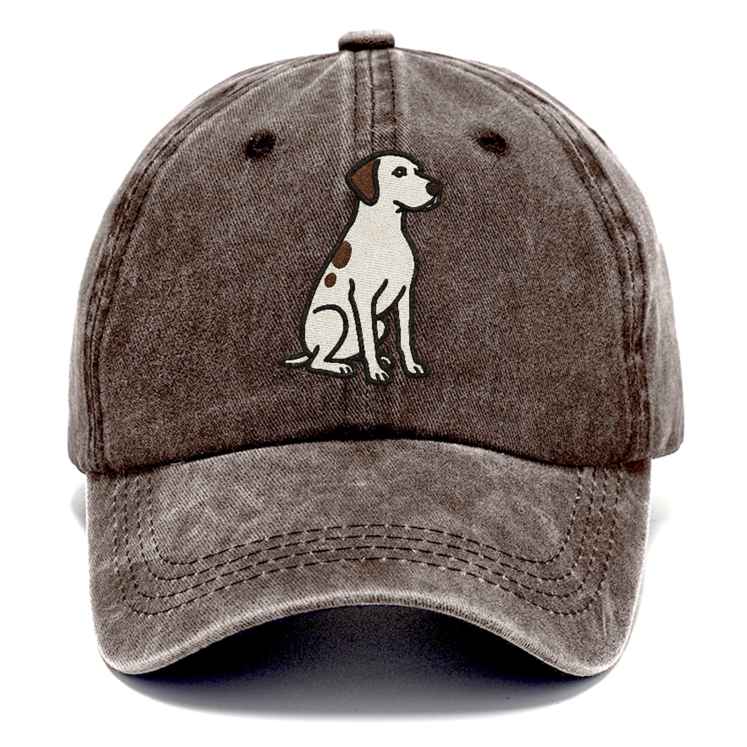 pointer-white-liver-spots-sitting-pose-loyal-spirit Hat