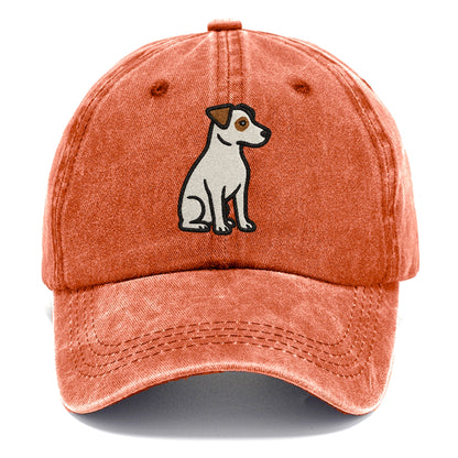 jack-russell-terrier-white-with-brown-patches-playful-spirit Hat