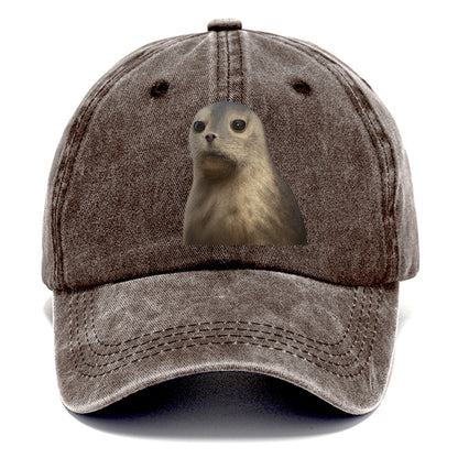 seal portrait design Hat